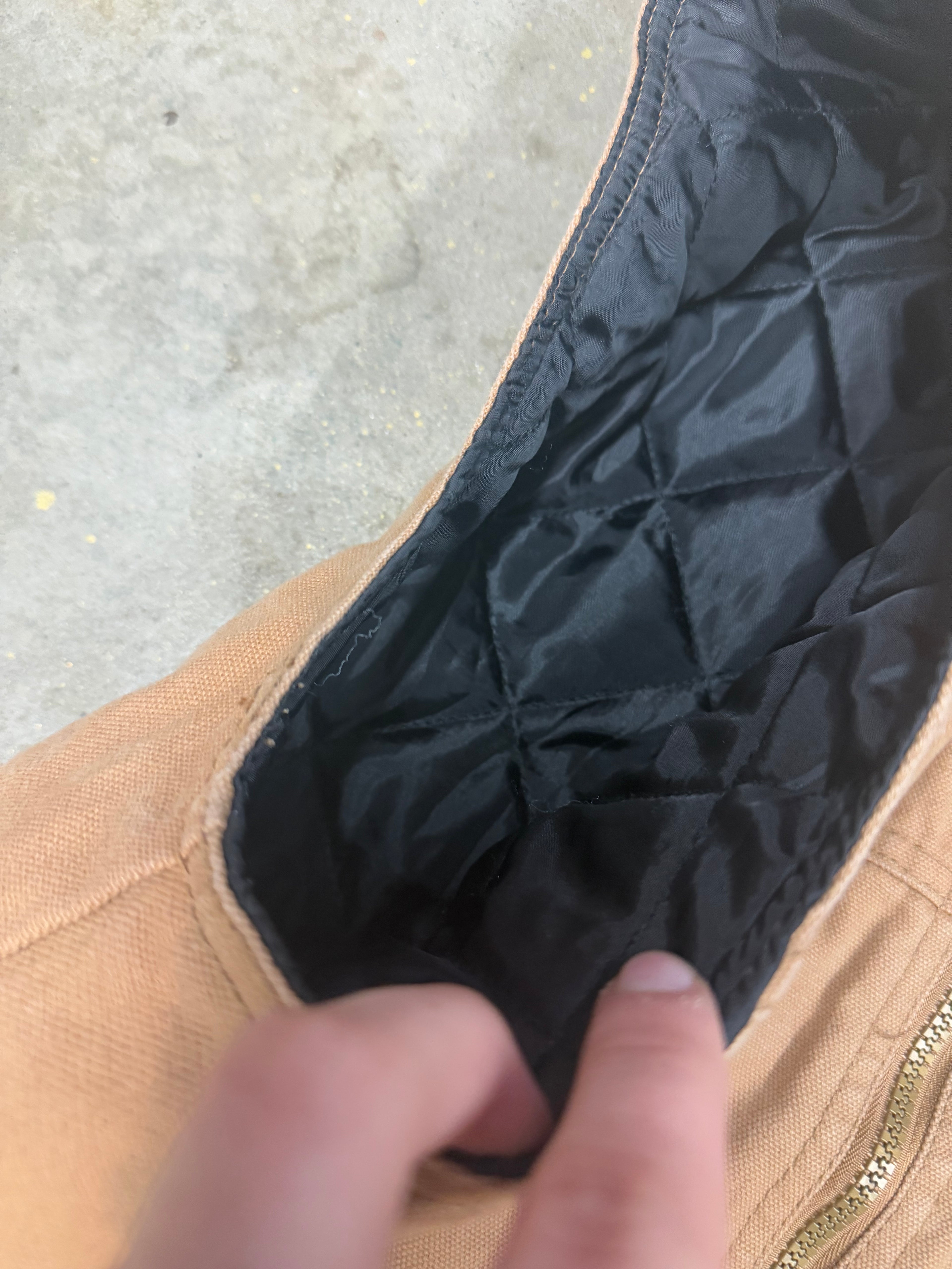 WOLVERINE Men's Tan Sherpa Lined Work Vest Size Medium